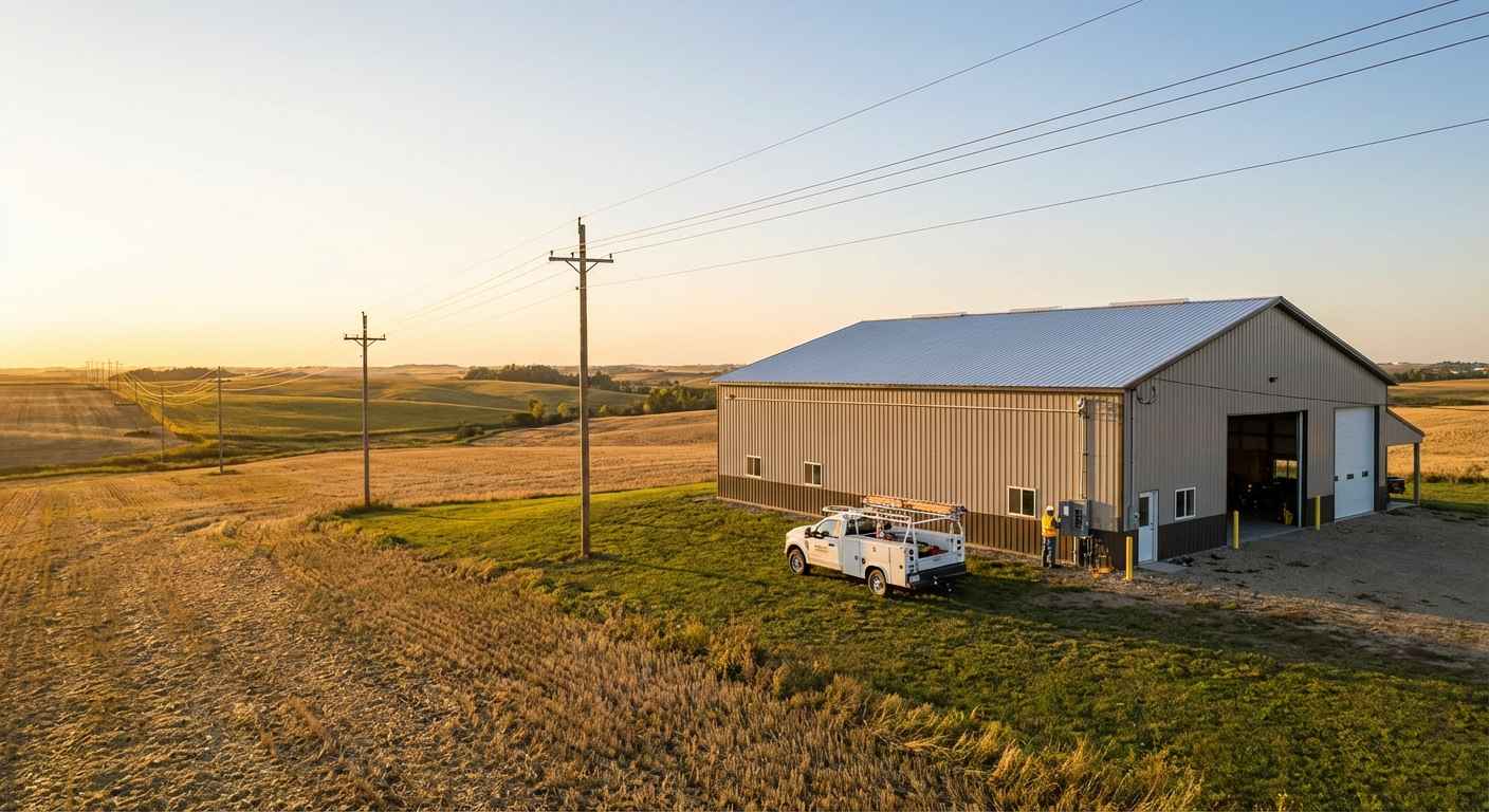 Pole Barn Interior - Pole Barn Wiring MN