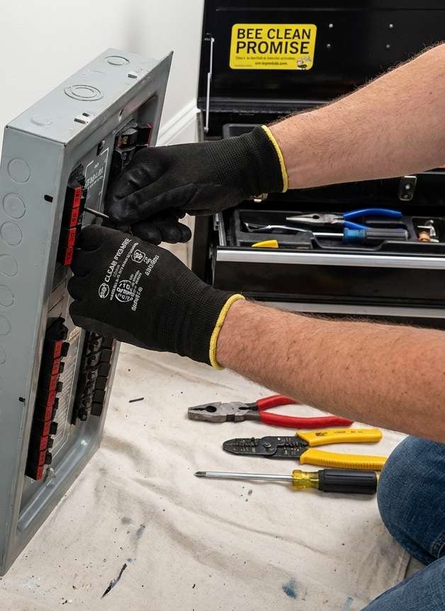 Federal Pacific Stab-Lok electrical panel being replaced by a licensed electrician in Minnesota
